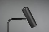 TRIO, Lampadaire, Marley 1xGU10, max.5,0 W Corps: Métal, noir mat L:23,0cm, H:151,0cm, P:39,0cm Interrupteur,IP20,Sans illuminant