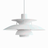 UIOPPOI Lampe Suspendue PH5 avec Douille Compatible E27 pour éclairage Moderne, Lustre en Aluminium de Style Nordique pour la décoration de la Maison et du Restaurant