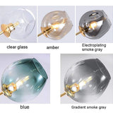 Lustre à branches en boule de verre de 71 po, lustre Spoutnik E26 à hauteur réglable, suspension globe Starburst à 8 lumières du milieu du siècle, luminaires en métal soufflé à la main, suie dégradée