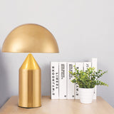Lampe Champignon Moderne LED Lampe de Chevet Lampea Poser Protection Yeux Bureau Chambre Salon Hôtel Métallique 28x40CM,White