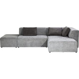 Kare Design Canapé d'angle Infinity Droite Gris