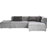 Kare Design Canapé d'angle Infinity Droite Gris