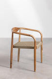 SKLUM Chaise de Jardin en Bois d'acacia et Corde tressée Mallory -