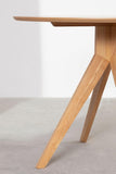 SKLUM Table de Salle à Manger Ronde Ø100 cm en Bois Sekiz -