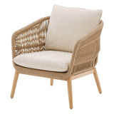 Hespéride - Fauteuil de Salon de Jardin Orissa Taupe Polyester et Acier
