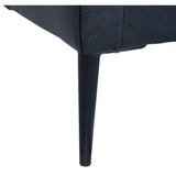 Furnhouse Valence Canapés, Bois d'ingénierie, Noir, 88x220x83