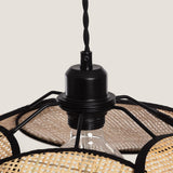 LEDKIA LIGHTING Suspension Rotin E27
