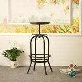 Kosmi Tabouret de Bar LOFT à vis Style Industriel réglable en Hauteur
