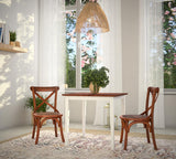 Biscottini Chaise de salle à manger 86 x 42 x 46 cm - Chaise de bar et chaise bistrot bois - Chaise de cuisine en rotin - Meuble de cuisine - Meuble bois