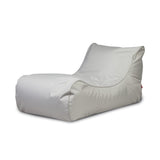Ecopuf Master | Pouf Fauteuil de Jardin Chaise Longue | Pouf d'extérieur XXL en Polyester imperméable | Pouf Poire avec Poche latérale | Pouf Exterieur Dim 115 x 65 x 60