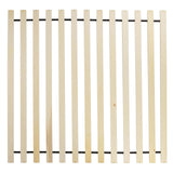 Beliani Lit à Baldaquin Minimaliste en Bois 160 x 200 cm Meuble de Chambre Marron Foncé Herliere