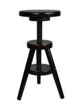 Magnetic Mobel Tabouret à vis Solide Petit déjeuner Cuisine Nouveau hêtre (Noyer)
