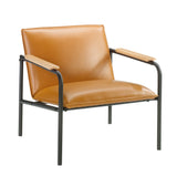 Sauder Boulevard Café Chaise longue en métal finition chameau