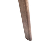 Lot 2 Chaises en Bois Foncé et Tissu Gris Design Intemporel pour Salle à Manger ou Cuisine Moderne ou Vintage Rétro Confort et Qualité Beliani