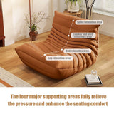 Fauteuil Togo, Fauteuil Poire d'angle, Canapé d'angle Confortable, Lounge Ergonomique en Mousse, pour Salon, Chambre, dortoir, Salon, Bureau