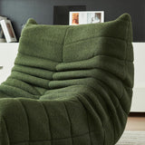 Togo Fauteuil de cheminée, fauteuil de sol avec dossier, canapé d'angle en mousse à mémoire de forme haute densité, confortable, fauteuil de lecture d'intérieur, pour salon, chambre à coucher, jeux et