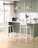 VASAGLE Tabourets de Bar, Lot de 2, Sièges Cuisine, Style Industriel