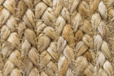 HAMID - Tapis Jute Naturel, Jute Alhambra Rond, Tressé à la Main, Tapis 100% Fibre de Jute pour Salon, Chambre, Décoration, (100x100cm)