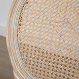 HOMCOM Lot de 4 Chaises de Salle à Manger Style Louis XVI Aspect Lin Gris