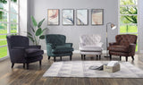 Fauteuil Leo de la Collection Atlantic Home, Vert forêt