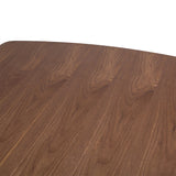 Table de Salle à Manger ou Cuisine 150 x 90 cm en Bois et MDF Marron Foncé de Style Rétro pour Intérieur Scandinave ou Vintage Beliani