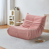 KeepGoon Chaise pliable, fauteuil de méditation et de relaxation, coussin thaï pour loisirs et méditation, maison ou bureau, couleur au choix (rose)