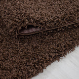 HomebyHome Tapis Salon 200x300 Moderne Tapis Chambre Adulte Tapis Marron 200x290 cm - Tapis Shaggy Salle de Séjour Tapis Poil Long Concevoir Unicolore Tapis Doux Moelleux Tapis Cuisine Moquette Salon