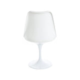 Eero Saarinen Chaise Tulipe Gris Blanc Et Soumise Style