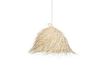 Suspension bohème en paille - Forme boule (L 60cm)