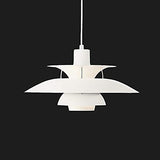 Nordic E27 Lampe suspension moderne avec parapluie coloré pour salle à manger Blanc Ø 40 cm