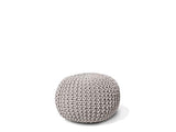 Beliani - Pouf - Conrad - 40 x 25 cm, Gris Clair