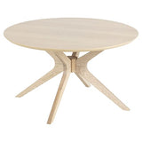 Table Basse Ronde Dune en MDF - Beige
