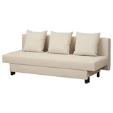 Ikea Canapé clic-clac 3 places ASARUM Beige