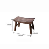 Gfdsase Étape antidérapante dinant des Chaussures de ménage Adultes de Banc Tabouret Chinois en Bois Plein de Maison Tabouret Pratique Vous Donner Un Sentiment de Confort