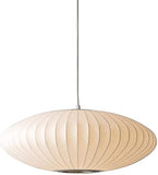Raelf Île de style country américain lustre lumière bougie classique E27 Lampes Suspension Lampe Plafonnier Suspension d'éclairage au plafond Designer George Nelson Bubble Saucer tête unique plat Scoo