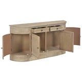 Festnight Buffet Cuisine | Armoire à Manger Cabinet Meuble | Buffet 134 x 30 x 68 cm Bois Massif