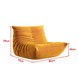 ArtsPavilion Canapé De Sol Paresseux Doux, Chaise Au Coin du Feu, Canapé Accent Bean Bag pour Salon Salon Bureau, Amovible, Lavage L Green