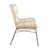 PACIFIC linea Fauteuil Max - Rotin/Métal