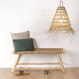 Banc en bois massif d'intérieur | Bohème Chic 100cm