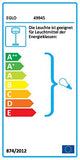 EGLO 49945 Lampe sur Pied, Acier, 60 W, Schwarz, Kupfer