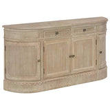 Festnight Buffet Cuisine | Armoire à Manger Cabinet Meuble | Buffet 134 x 30 x 68 cm Bois Massif