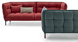 HONGSHENG Simple Tissu De Style Moderne Canapé Villa Club De Loisirs Petit Appartement Double Salon/Trois Personnes Canapé en Bois Massif,Double