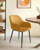 Kave Home - Table ronde Full Argo en mélamine finition naturelle pieds en acier effet bois Ø 119 cm