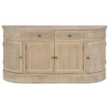 Festnight Buffet Cuisine | Armoire à Manger Cabinet Meuble | Buffet 134 x 30 x 68 cm Bois Massif
