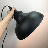 PETITES ECREVISSES Vintage Suspension Luminaire Industrielle E27 Ø29cm,Rétro Métal Lustre Abat-jour Lampe Plafonnier Eclairage Installation (Blanc)
