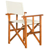 vidaXL Chaise Pliante Jardin Terrasse Patio Fauteuil Bois d'Acacia Massif