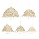 Suspension bohème en paille - Forme boule (M 50cm)