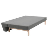 Softline Canapé lit Lazy Style scandinave en Tissu Bleu Celeste Couchage 134 * 200cm
