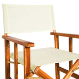 vidaXL Bois d'Acacia Massif Chaise Pliante Jardin Terrasse Patio Fauteuil