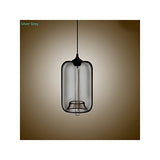 HomeLava Lustre Suspension en Verre E27 70W Lampe Abat-jour H34cm Luminaire Moderne Décoration, pour Salle,Cuisine,Salon,Chambre d’enfant (Bleu)
